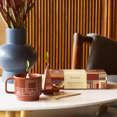 Tea Forte Terra Wright teacup in gift box ideal for thoughtful tea gifts