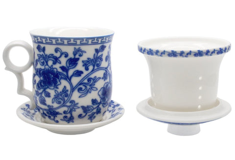 Tea Talent office-ready teacup set enhances desk ambiance during meetings
