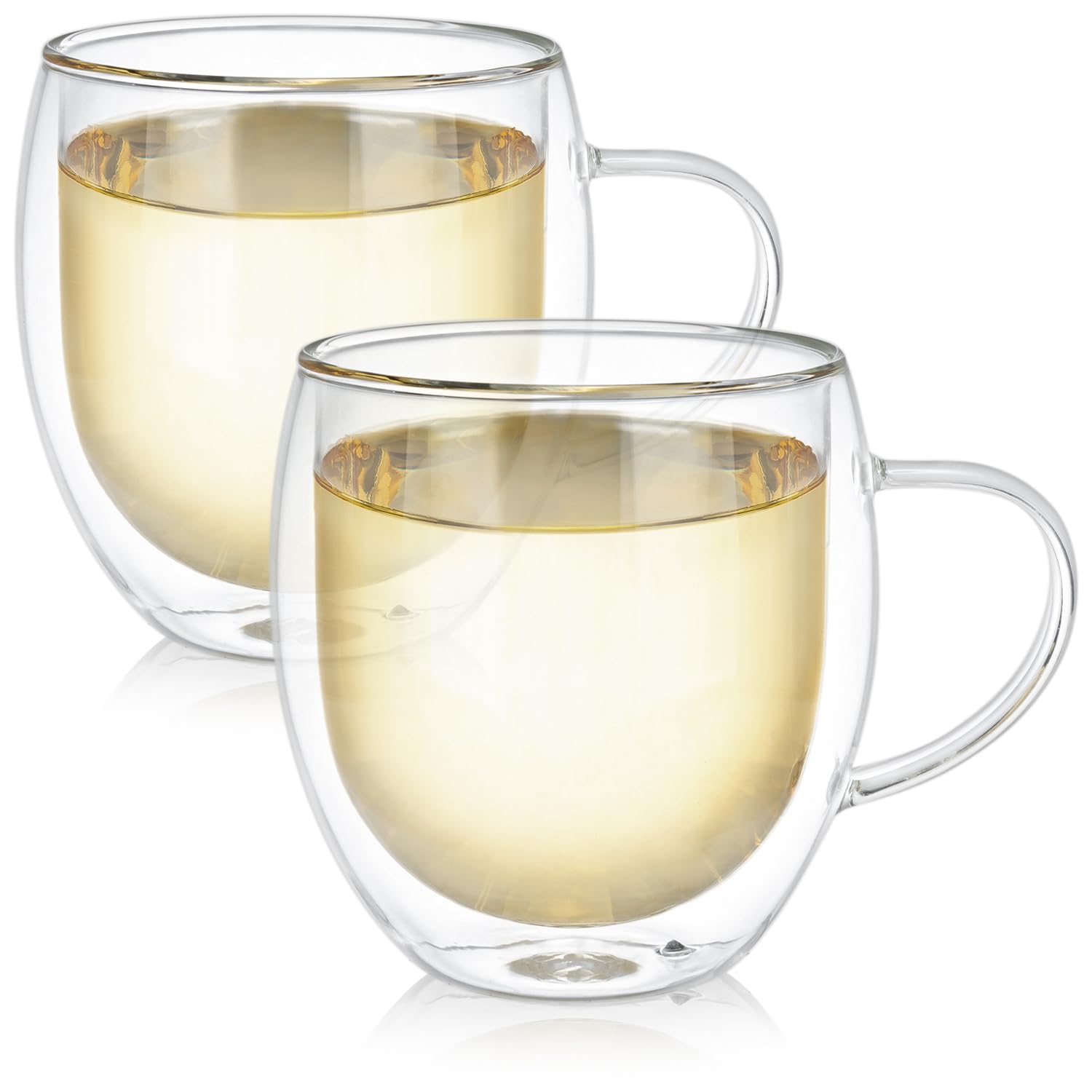 Teabloom freezer-safe glass mug suitable for iced drinks