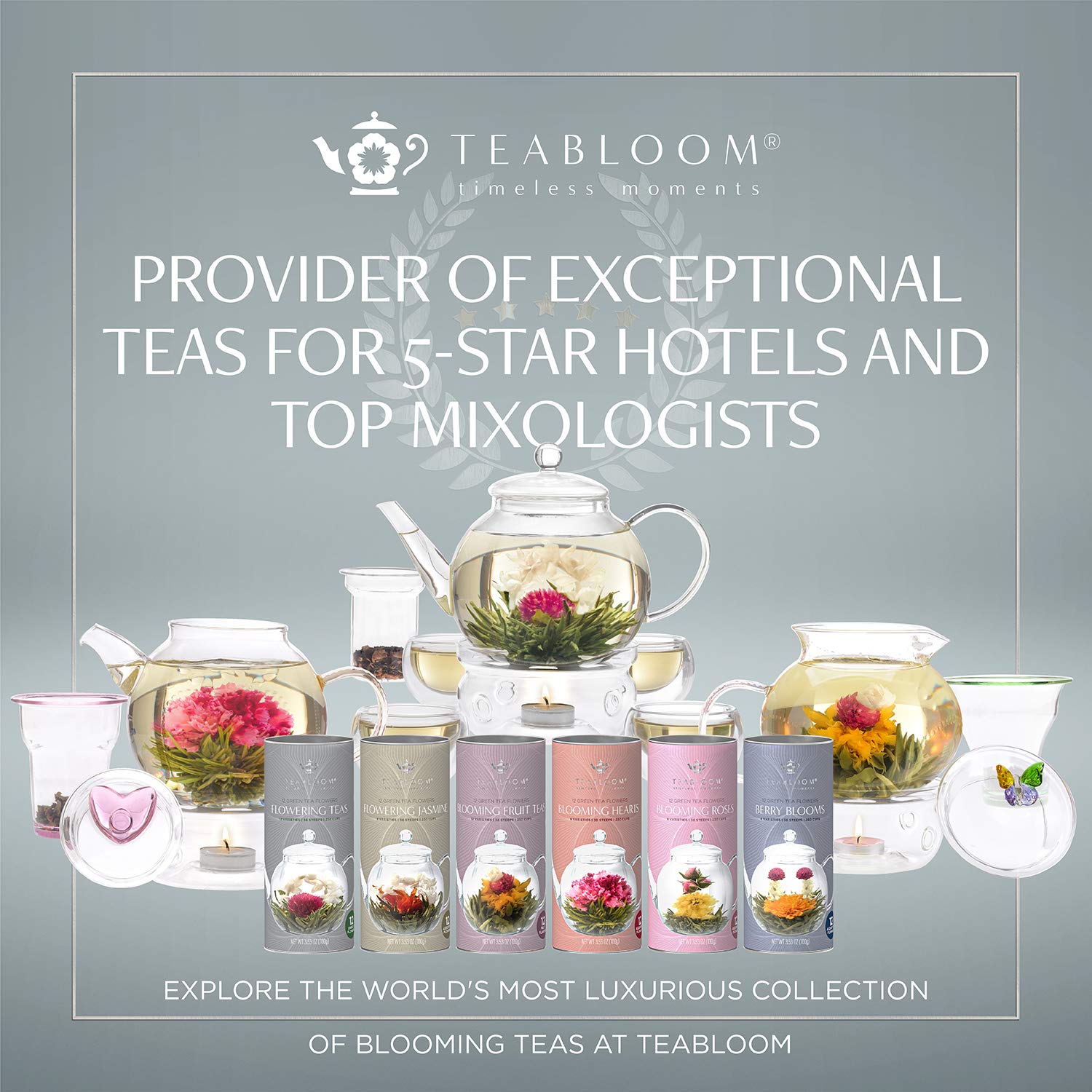 Teabloom complete tea set offers a ready-to-assemble gift experience
