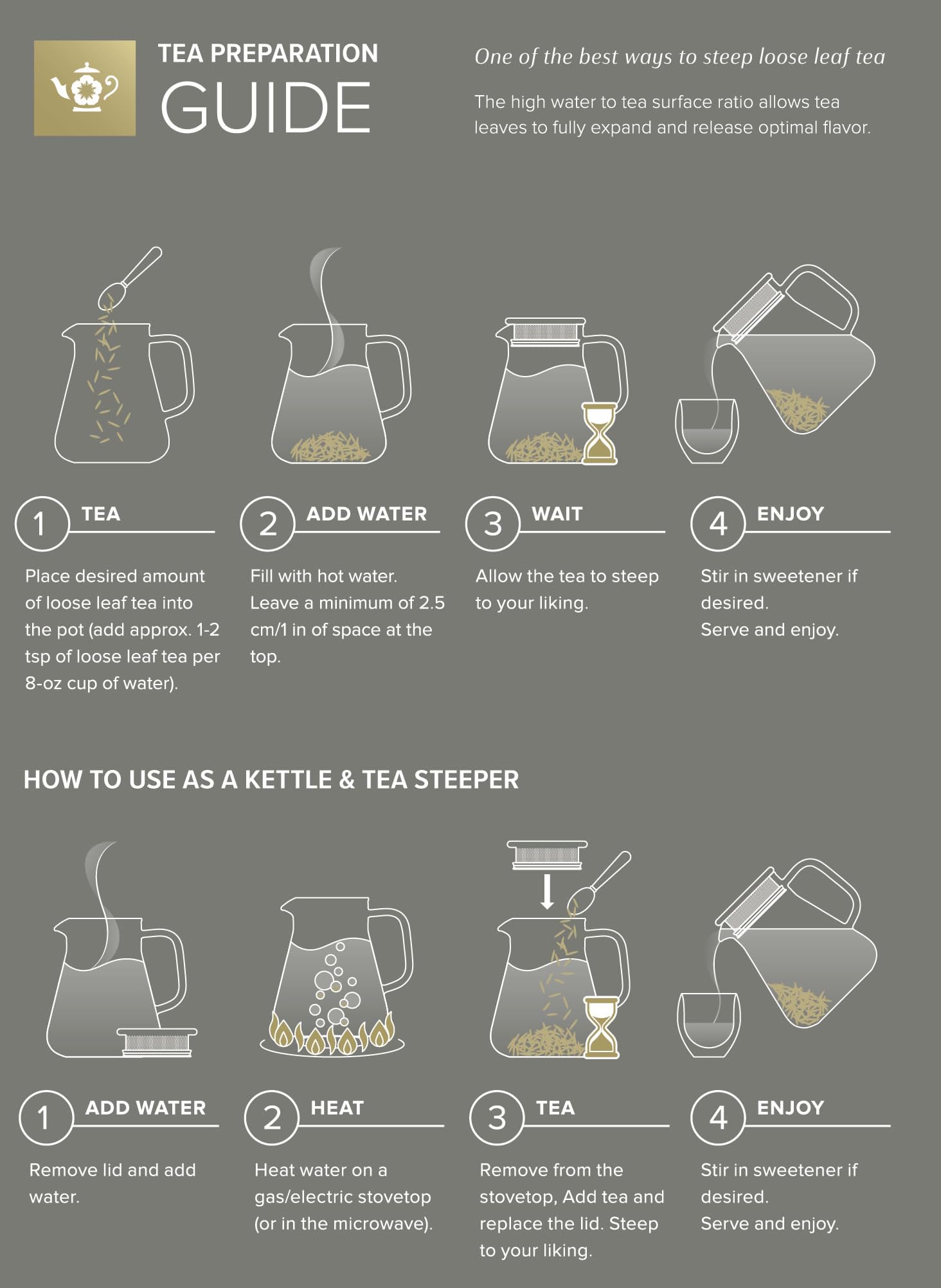 Teabloom One-Touch Tea Maker pours smoothly with controlled flow.