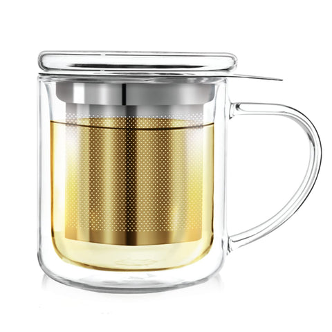 Teabloom personal tea maker front view for convenient on-the-go brewing