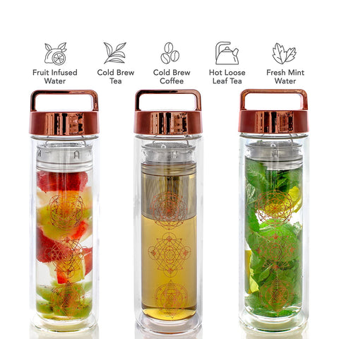 Teabloom Wayfarer stainless-filter enables refined brewing for hot or cold beverages.