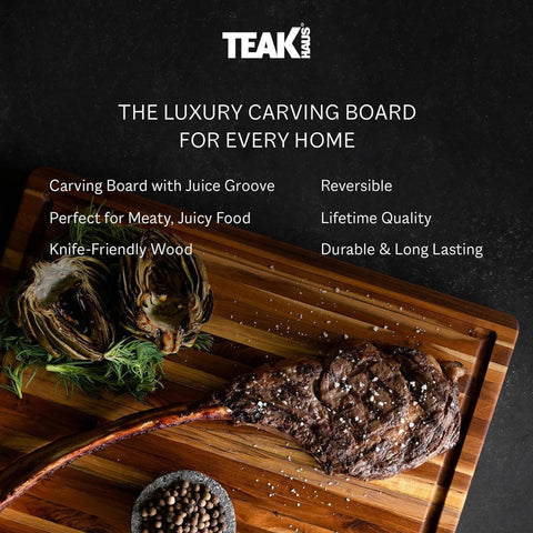 Durable FSC-certified teak from Teakhaus blends beauty and resilience.