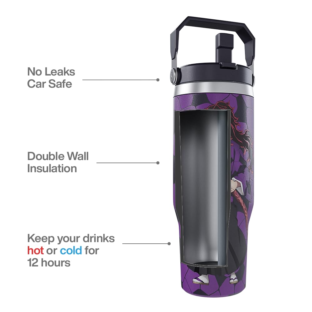 Team Liquid Demon Slayer Kokushibo tumbler officially licensed for anime fans.