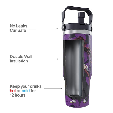 Team Liquid Demon Slayer Kokushibo tumbler officially licensed for anime fans.