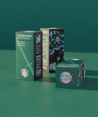 Team Liquid Demon Slayer Tanjiro tumbler ergonomic and portable for backpacks