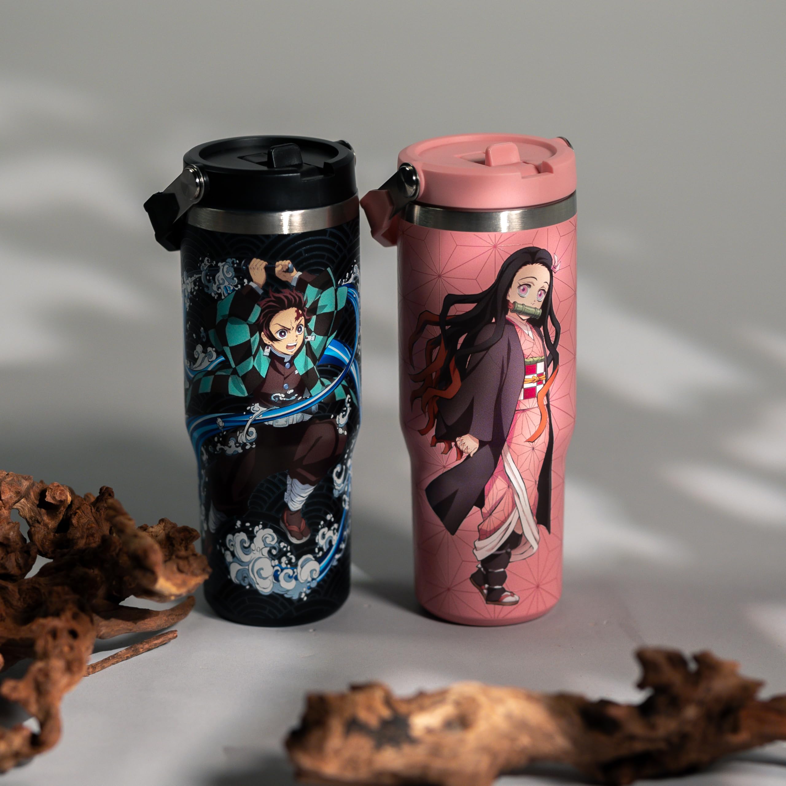 Team Liquid Demon Slayer Tanjiro tumbler ideal for iced tea and cold beverages