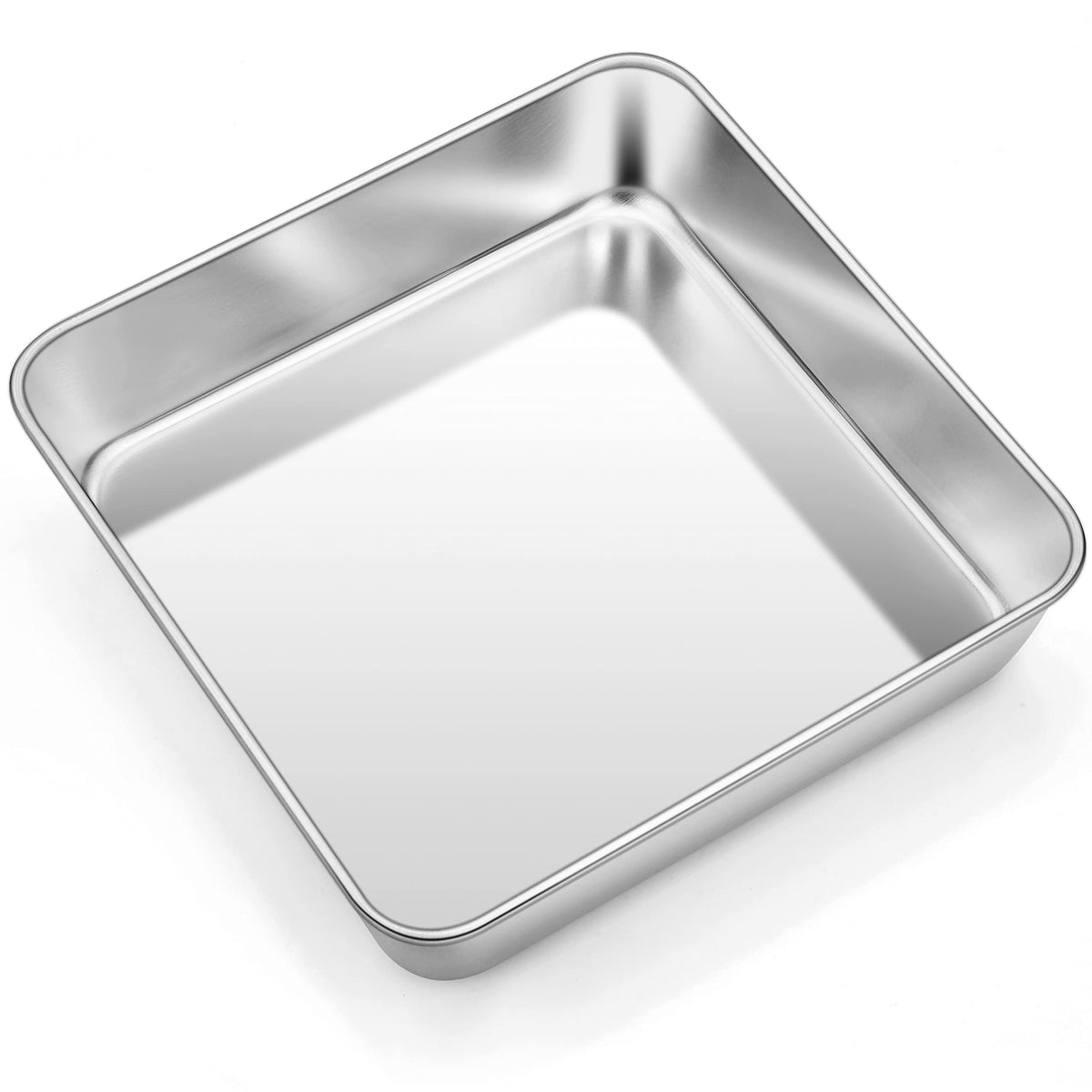 TeamFar 8-inch square baking pan ideal for small cakes and brownies