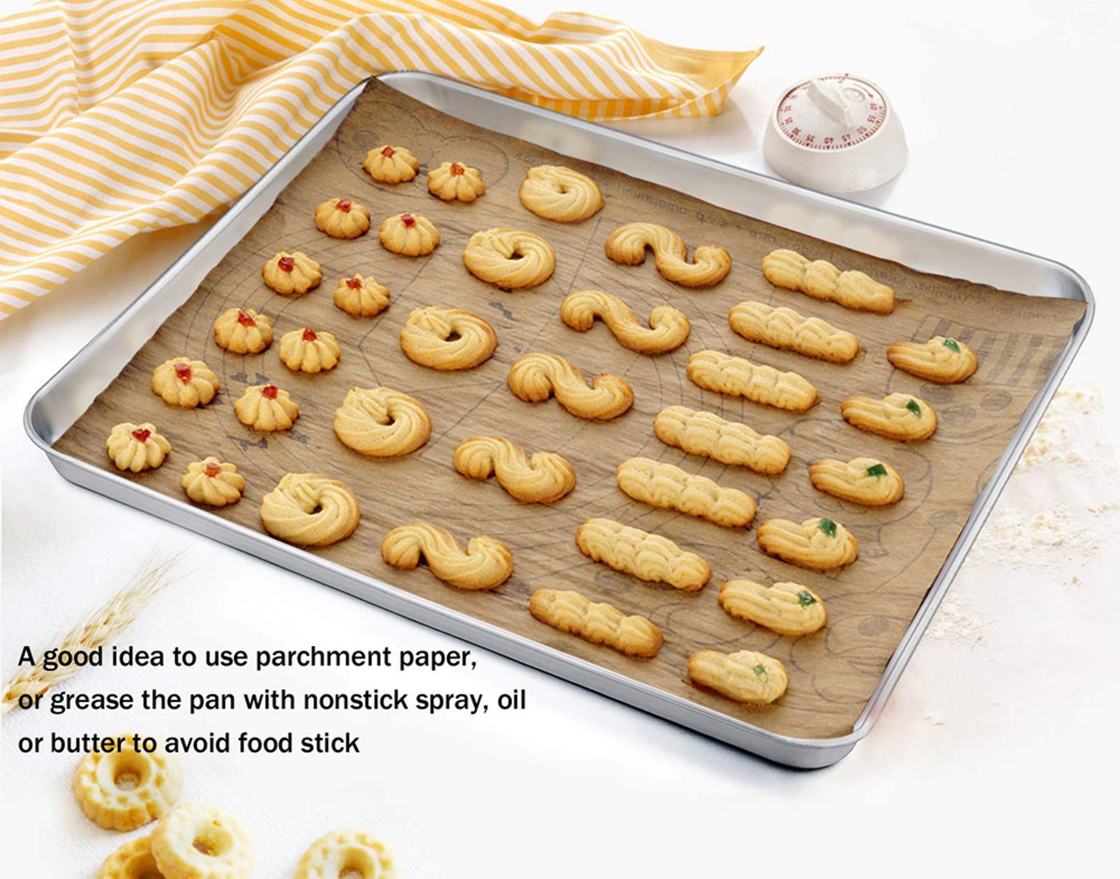 TeamFar baking sheet full side rim contains liquids during roasting.