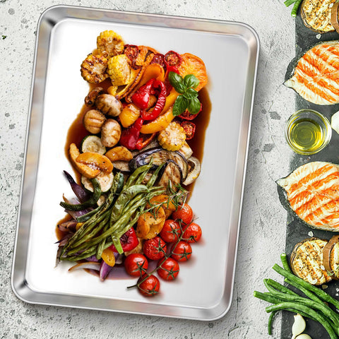 TeamFar large cookie sheet ideal for batch baking and family gatherings.