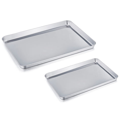TeamFar baking sheet large 15.8x12 inch with mirror finish for even browning and easy clean.