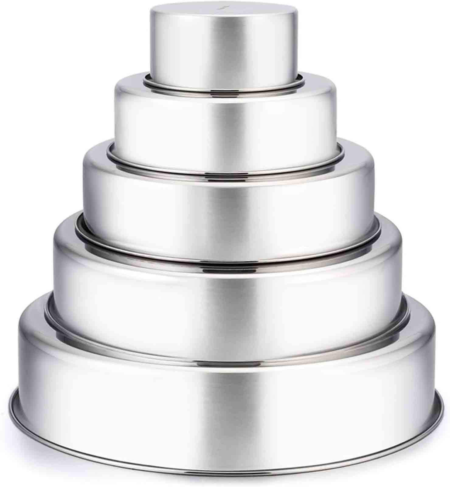 TeamFar 4-inch round cake pan, ideal for mini layers and even baking