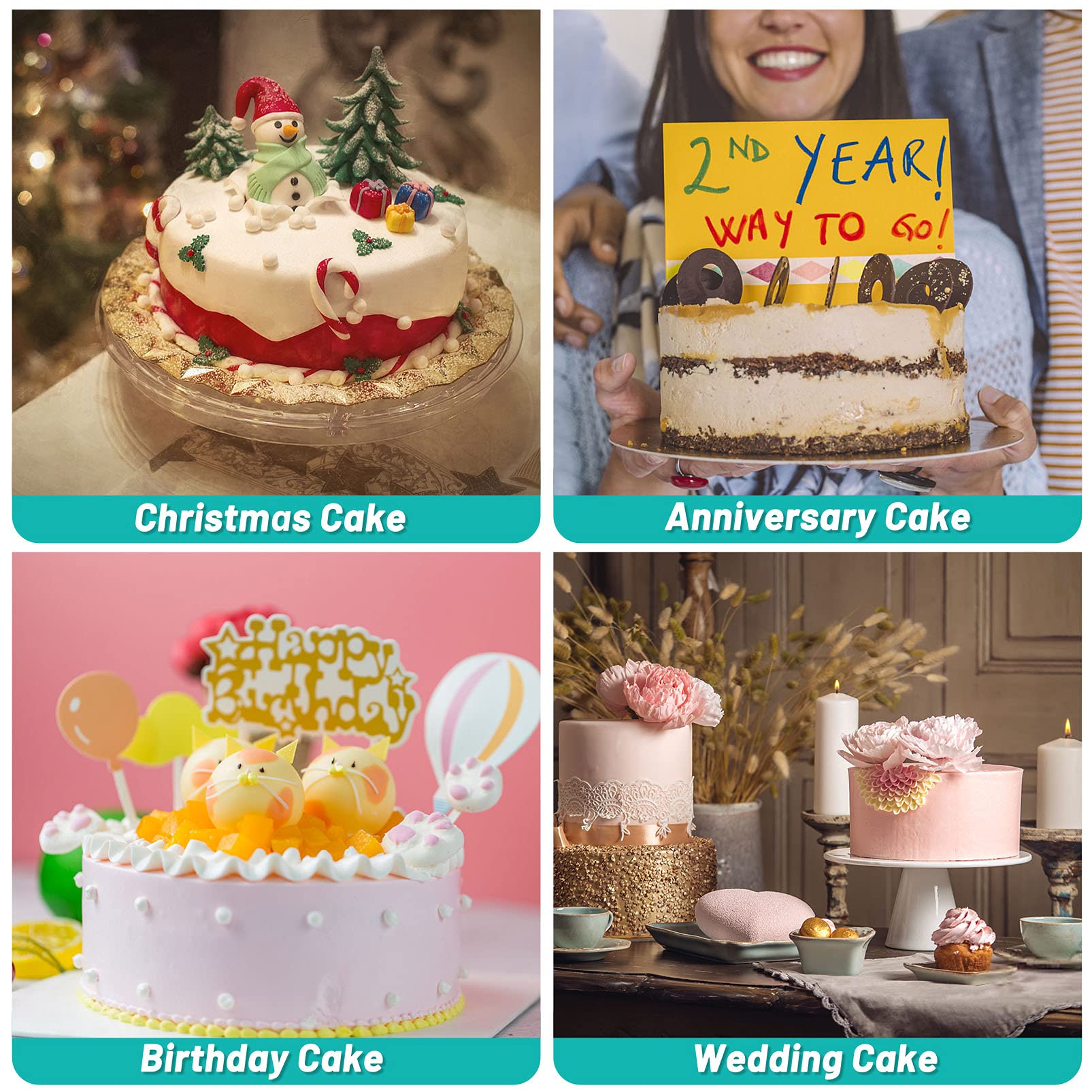 TeamFar cake pans are dishwasher safe for easy cleanup.