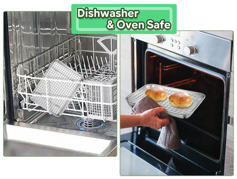 TeamFar 9x7 inch size fits most toaster ovens and saves space.