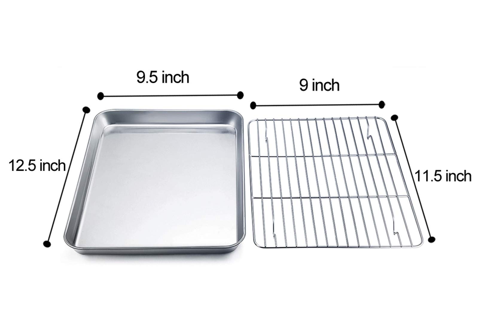TeamFar cooling rack with tight weave for sturdy support and drainage.