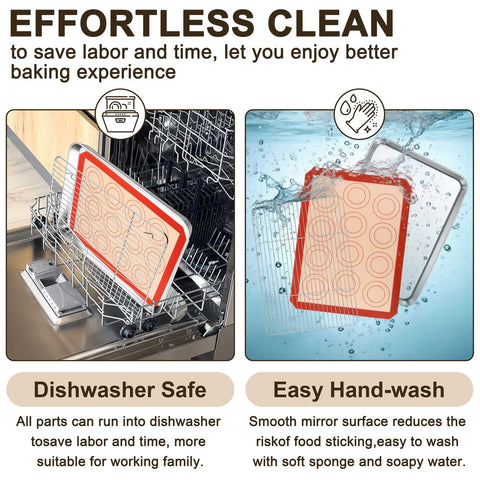 TeamFar dense wire racks prevent small items from falling through.