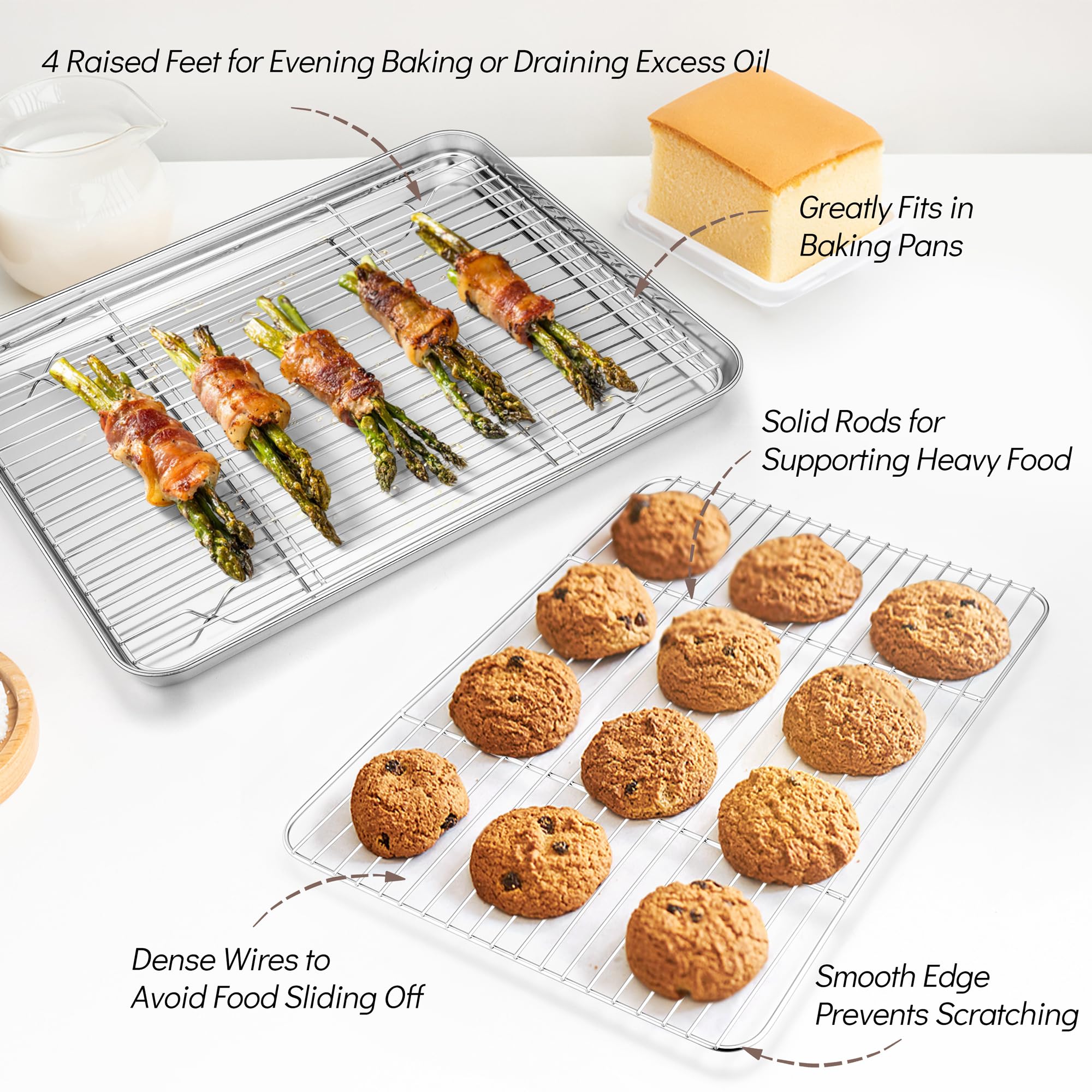 TeamFar dishwasher-safe baking pan simplifies cleanup after baking