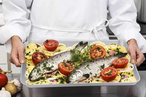 TeamFar baking sheet dishwasher safe for easy cleanup after meals.