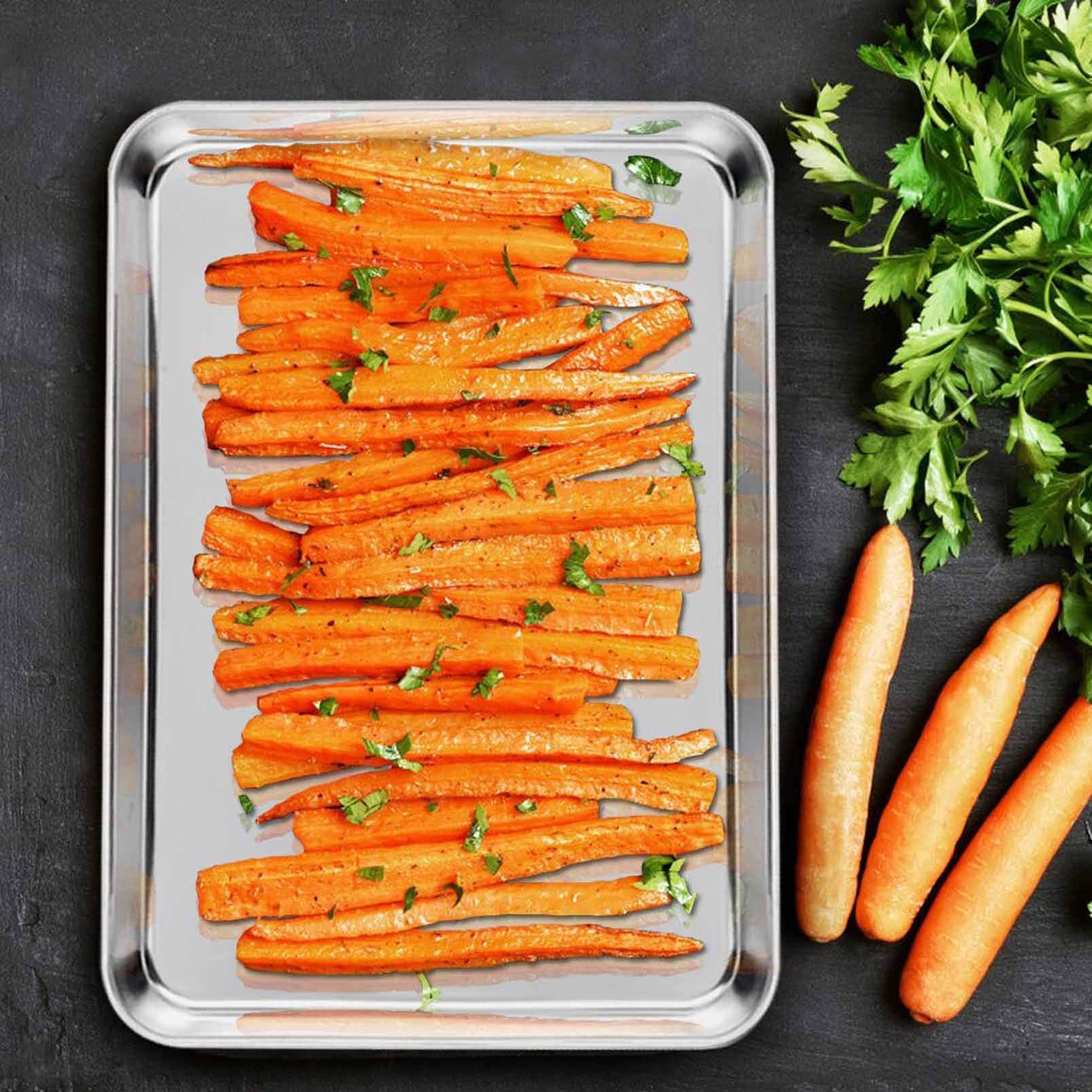 TeamFar heavy-duty bakeware with thick gauge steel for durability.