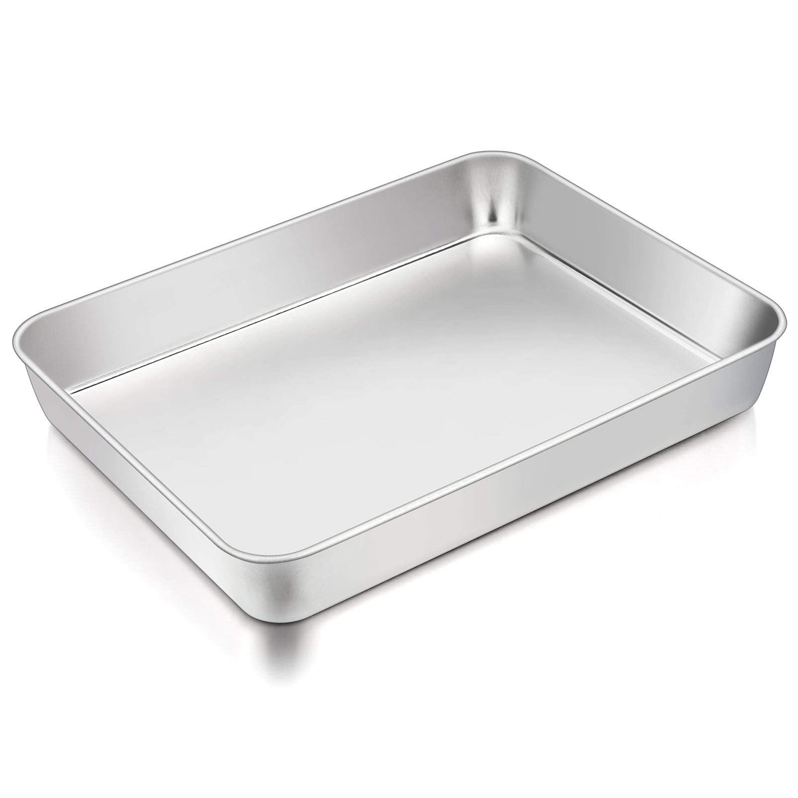 TeamFar lasagna pan with a brushed surface for even browning and easy cleanup.