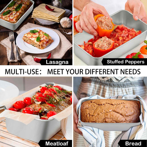 TeamFar loaf pan is oven and dishwasher safe for easy cleanup
