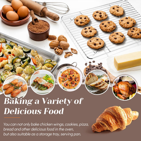 TeamFar multi-use pan set covers baking and roasting tasks