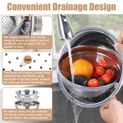 TeamFar non-slip bottom keeps bowls steady during mixing.