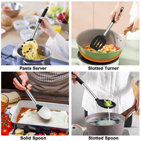 TeamFar nonstick-friendly design protects cookware while making cleanup easy.