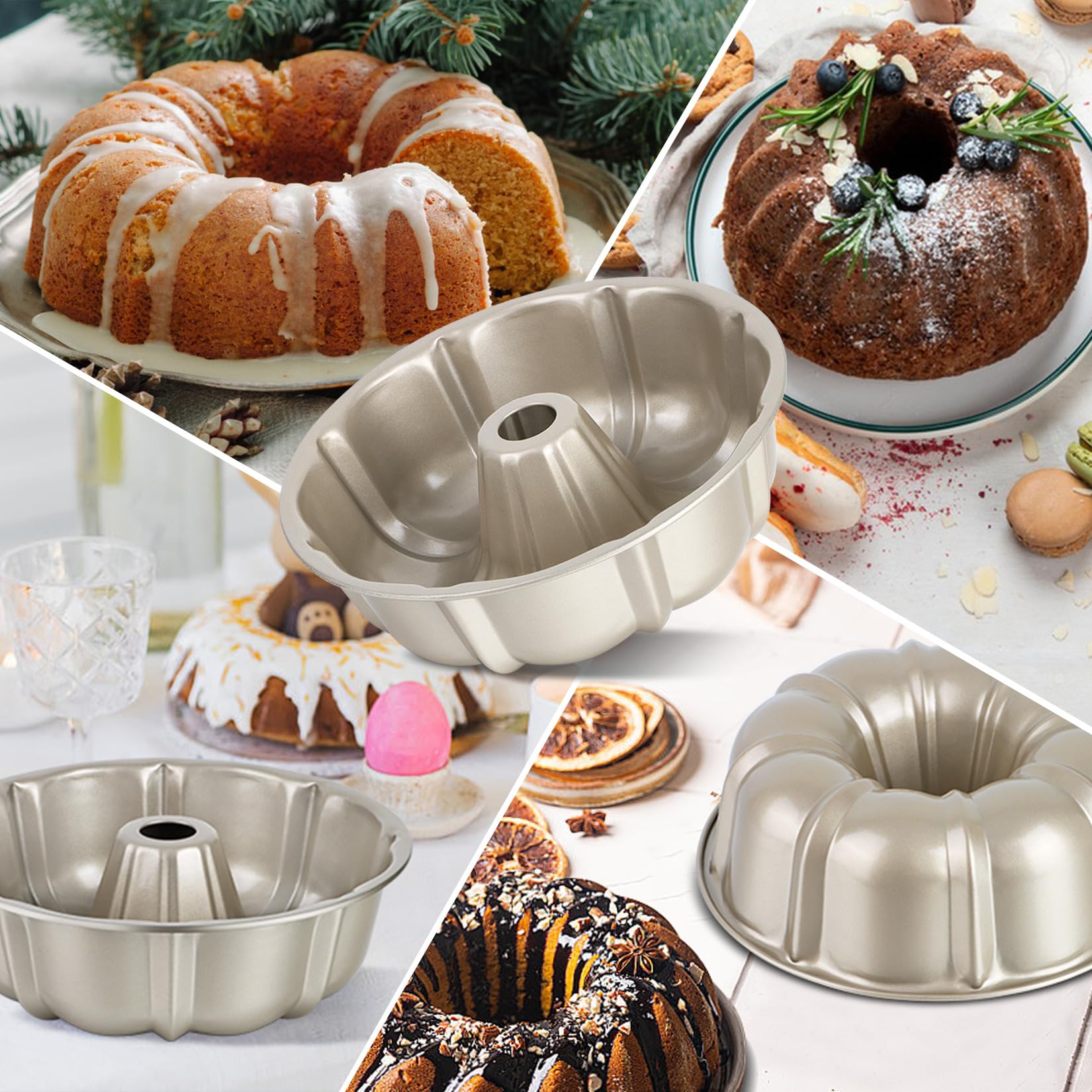 TeamFar 450F heat resistance supports a variety of desserts.