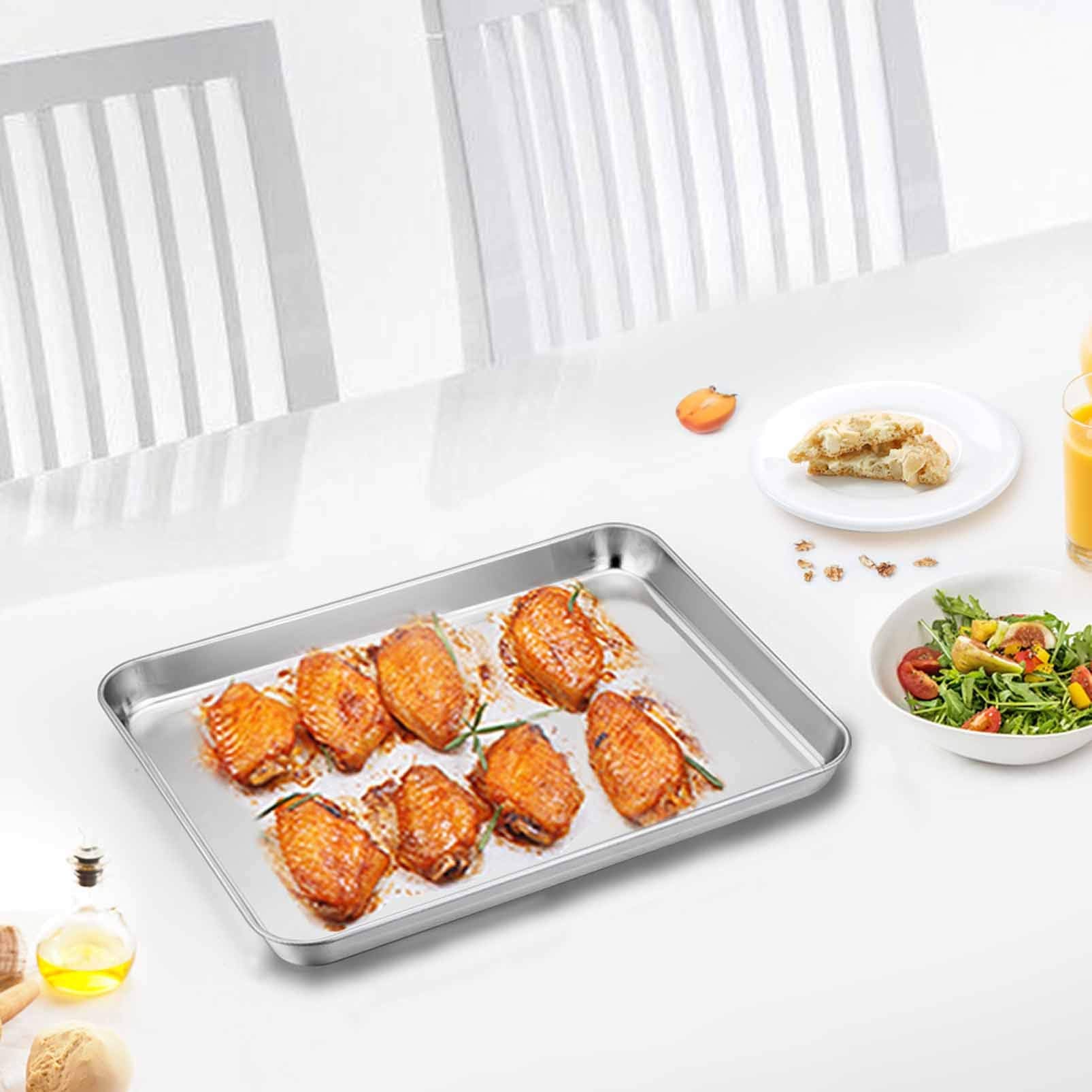 TeamFar raised-foot rack promotes even cooling and juices separation