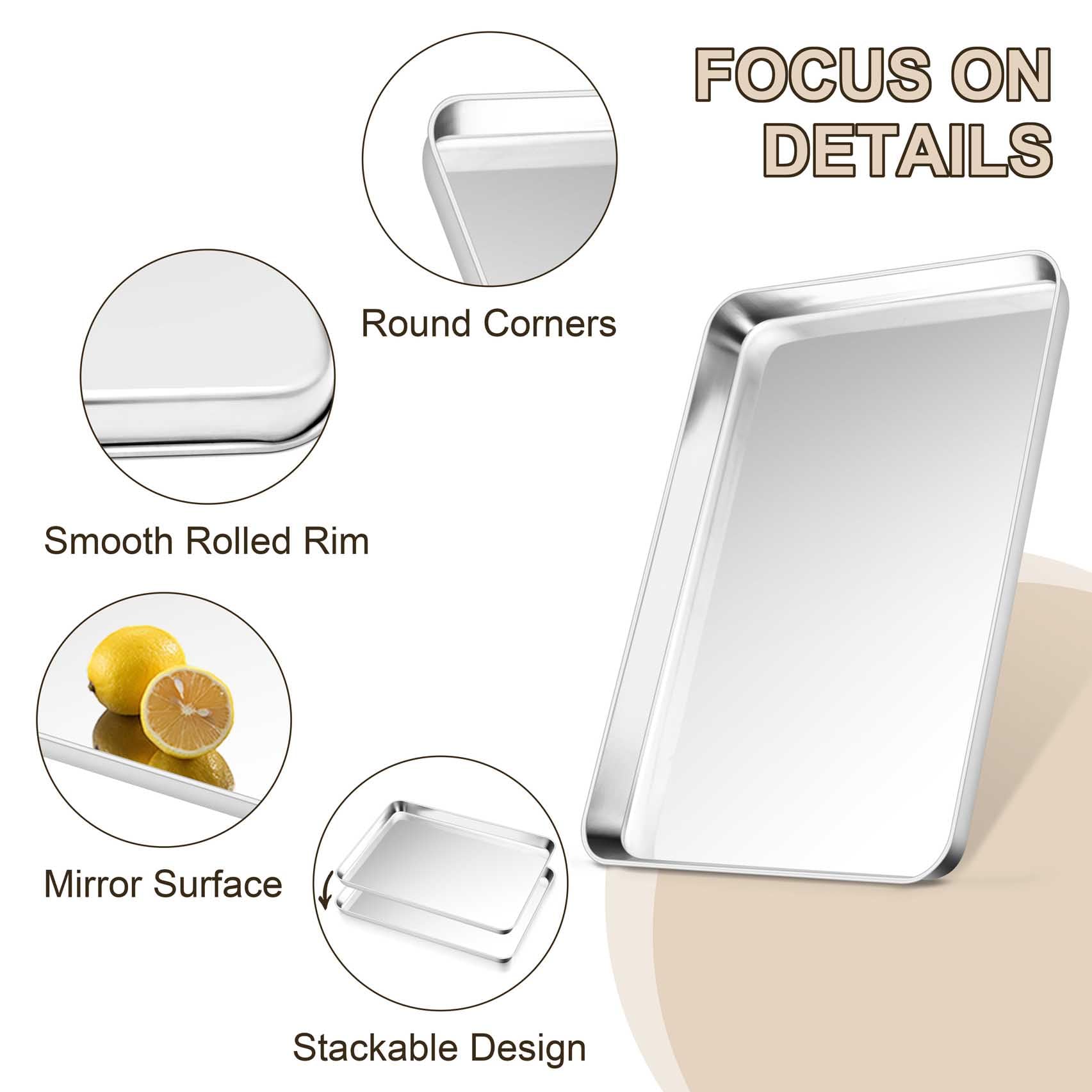 TeamFar silicone mats provide non-stick baking and easy cleanup.