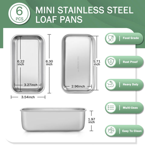 TeamFar stainless steel pans closeup highlighting durable, toxin-free baking.