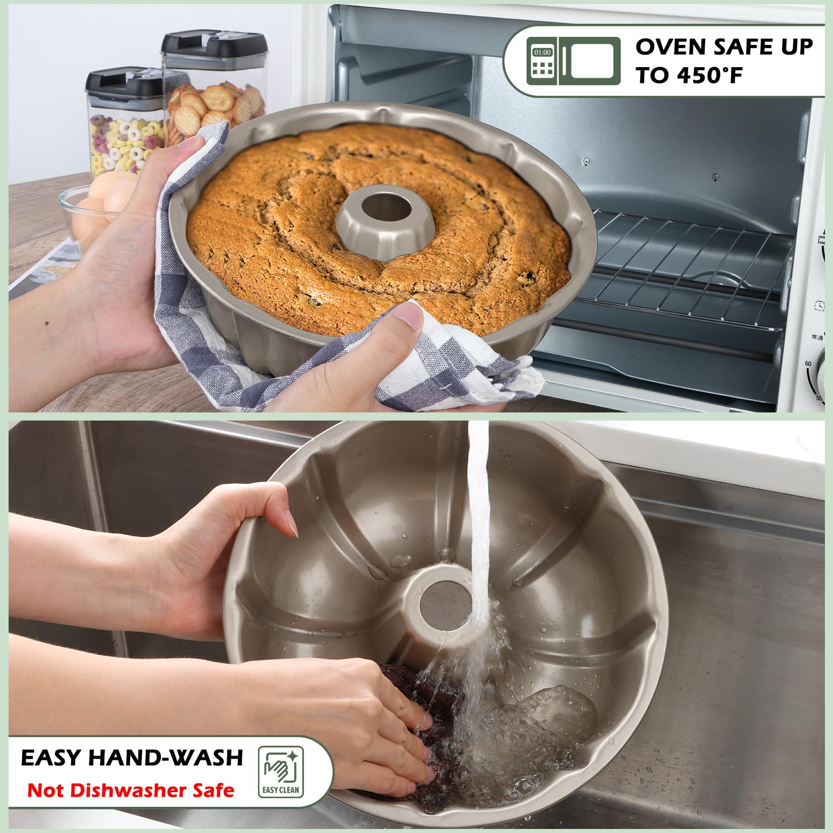 TeamFar wide rim and rolled edge provide easy handling.
