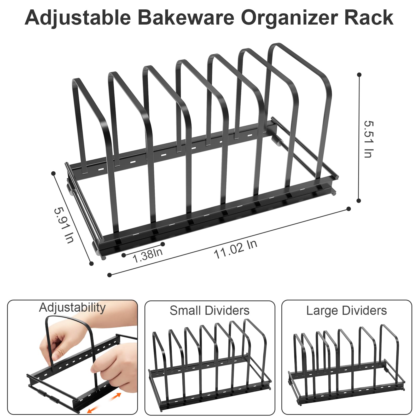 TEAMOLA premium iron wire construction offers sturdy, hygienic storage