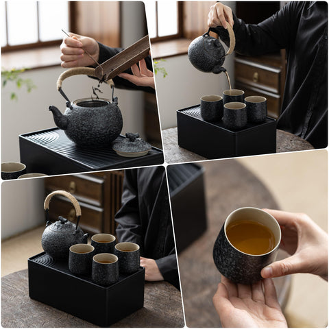 TEANAGOO drainage pipe simplifies tea waste disposal.