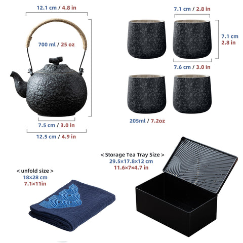 TEANAGOO 205ml cups preserve aroma for daily brews.