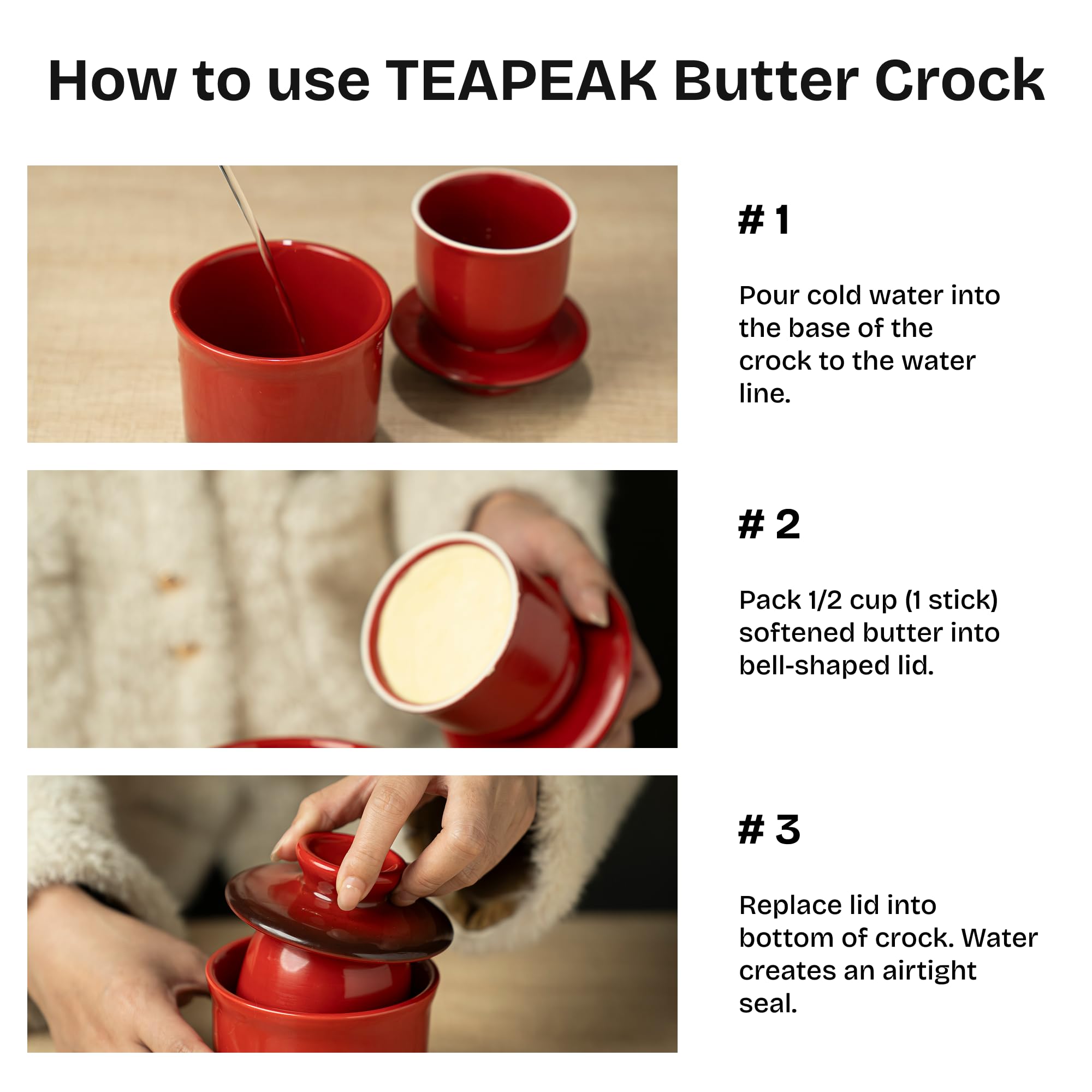 Teapeak porcelain material preserves flavor and withstands daily use