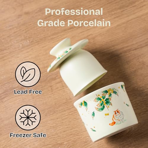 Teapeak two-piece lid design for easy serving and cleanup.