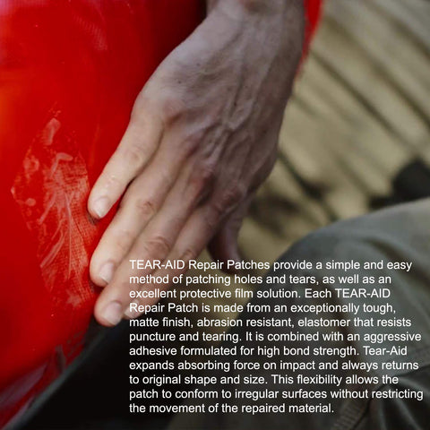 TEAR-AID Type B kit made in USA supports long-lasting vinyl repairs