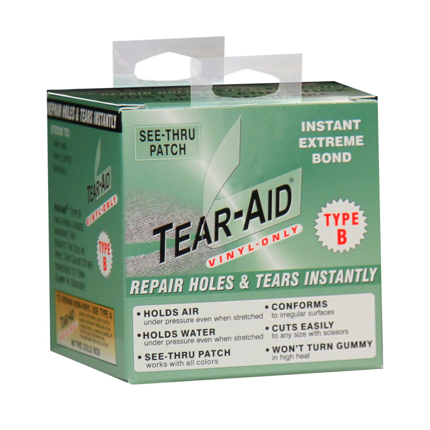 TEAR-AID Type B patch roll for durable vinyl repairs