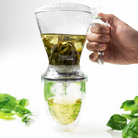TEAZE Infuser is dishwasher-safe for quick cleanup after brewing.