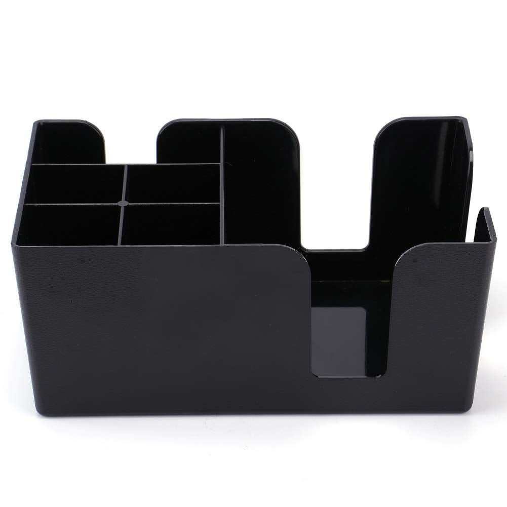 Tebery bar caddy varnished plastic finish offers a sleek, durable look