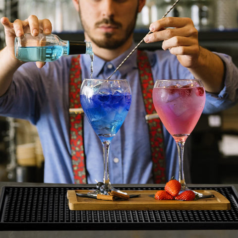 Tebery 2-pack mats ideal for bars, cafes, and compact kitchens on busy days.
