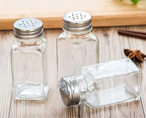 Tebery glass jars reveal contents clearly for quick seasoning checks