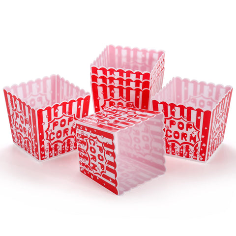 Tebery 30-pack popcorn boxes arranged for party use and reuse