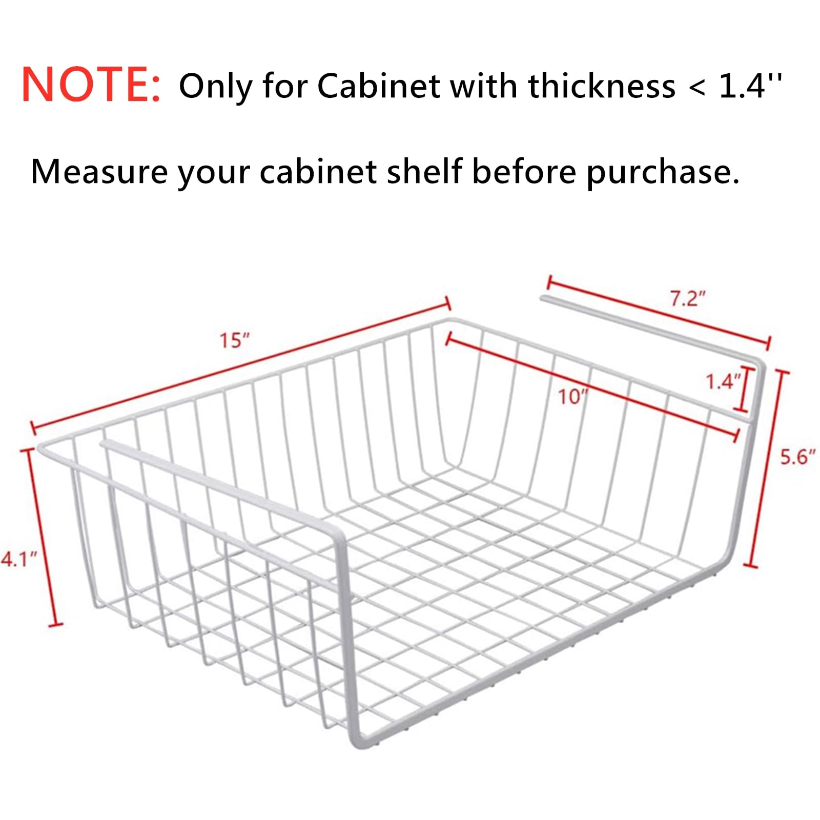 Tebery slide-in kitchen basket for easy access and organized countertops.