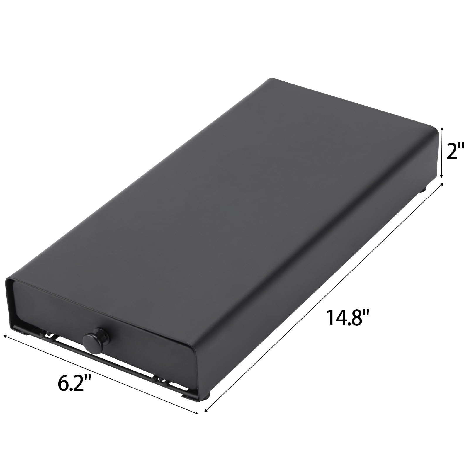 Tecbeauty metal drawer side view highlighting durable frame