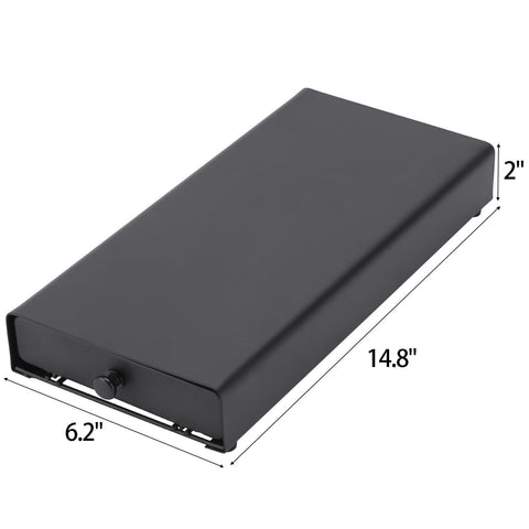 Tecbeauty metal drawer side view highlighting durable frame