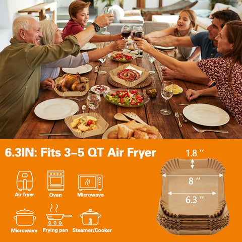 Tecbeauty top wide 7-9in liners fit baskets securely for easy placement.